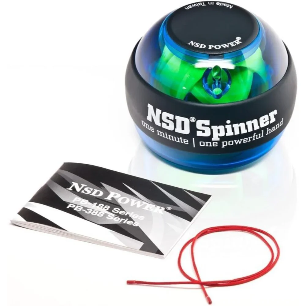 Essential Crystal Spinner Gyro Ball | Grip Strengthener for Forearms, Wrist & Ha - Picture 9 of 9